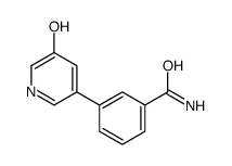 3-(5-hydroxypyridin-3-yl)benzamide Structure