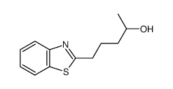 2-Benzothiazolebutanol,alpha-methyl-(7CI)结构式