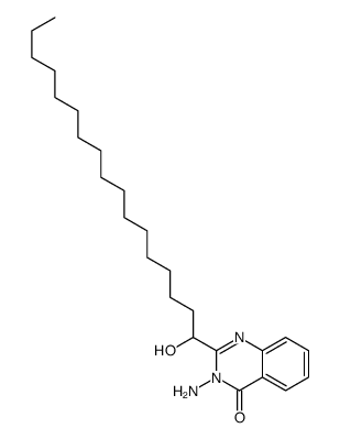 3-amino-2-(1-hydroxyheptadecyl)quinazolin-4-one Structure