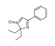 2,2-diethyl-1-oxido-4-phenylimidazol-1-ium Structure