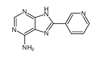 8-pyridin-3-yl-7H-purin-6-amine结构式