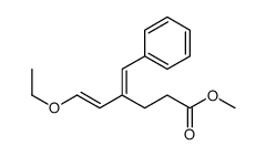 methyl 4-benzylidene-6-ethoxyhex-5-enoate结构式