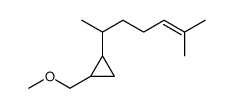 1-(methoxymethyl)-2-(6-methylhept-5-en-2-yl)cyclopropane Structure