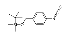 tert-butyl-[(4-isocyanatophenyl)methoxy]-dimethylsilane结构式