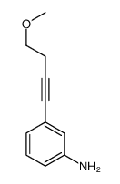 3-(4-methoxybut-1-ynyl)aniline Structure