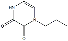 1-propylpyrazine-2,3(1H,4H)-dione Structure