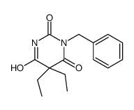 1-benzyl-5,5-diethylbarbituric acid Structure
