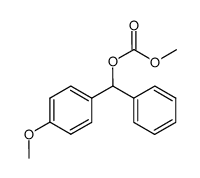 (4-methoxyphenyl)phenylmethyl methyl carbonate结构式