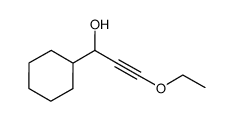 1-cyclohexyl-3-ethoxy-prop-2-yn-1-ol结构式