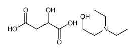 malic acid, compound with 2-(diethylamino)ethanol (1:1) Structure