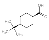 Cyclohexanecarboxylicacid, 4-(1,1-dimethylethyl)-, cis- Structure