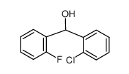 (2-chlorophenyl)(2-fluorophenyl)methanol结构式