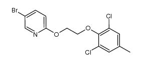 5-bromo-2-[2-(2,6-dichloro-4-methylphenoxy)ethoxy]pyridine Structure