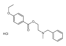 benzyl-[2-(4-ethoxybenzoyl)oxyethyl]-methylazanium,chloride结构式