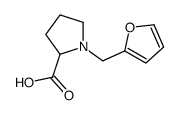 1-(2-呋喃甲基)脯氨酸结构式