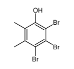 2,3,4-tribromo-5,6-dimethylphenol Structure