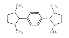 2-[4-(1,3-dimethylimidazolidin-2-yl)phenyl]-1,3-dimethylimidazolidine结构式