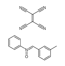 (Z)-N-phenyl-1-(m-tolyl)methanimine oxide compound with ethene-1,1,2,2-tetracarbonitrile (1:1) Structure