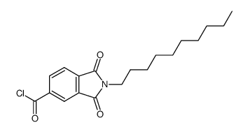 2-Decyl-1,3-dioxo-2,3-dihydro-1H-isoindole-5-carbonyl chloride Structure