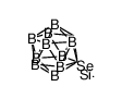 1-trimethylsilyldiseleno-1,2-dicarba-closo-dodecaborane(12) Structure