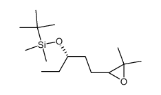 tert-Butyl-[(S)-3-(3,3-dimethyl-oxiranyl)-1-ethyl-propoxy]-dimethyl-silane Structure