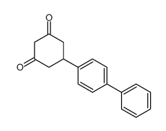 5-双苯基-4-基-环己烷-1,3-二酮结构式