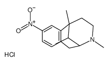 β-2'-Nitro-2,5,9-trimethyl-6,7-benzomorphan hydrochloride Structure