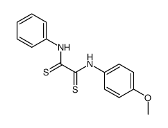 N'-(4-methoxyphenyl)-N-phenylethanedithioamide结构式