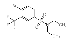 4-Bromo-N,N-diethyl-3-(trifluoromethyl)benzenesulfonamide picture