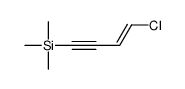 4-chlorobut-3-en-1-ynyl(trimethyl)silane Structure