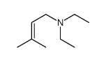 N,N-diethyl-3-methylbut-2-en-1-amine Structure