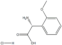 (R)-2-amino-2-(2-methoxyphenyl)acetic acid hydrochloride structure