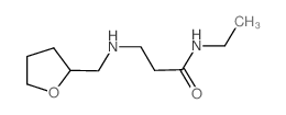 N-Ethyl-3-[(tetrahydro-2-furanylmethyl)amino]-propanamide结构式