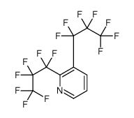 2,3-bis(1,1,2,2,3,3,3-heptafluoropropyl)pyridine结构式