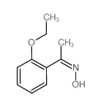 (NZ)-N-[1-(2-ethoxyphenyl)ethylidene]hydroxylamine Structure