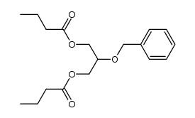 1,3-di-O-butyryl-2-O-benzylglycerol结构式