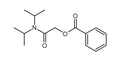 2-(diisopropylamino)-2-oxoethyl benzoate结构式