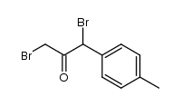 1,3-dibromo-1-(p-tolyl)propan-2-one Structure