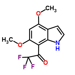 1-(4,6-Dimethoxy-1H-indol-7-yl)-2,2,2-trifluoroethanone结构式