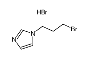1-(3-溴丙基)-1H-咪唑氢溴酸盐结构式