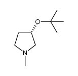 (S)-3-tert-butoxy-N-methylpyrrolidine结构式