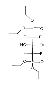 tetraethyl 1,1,3,3-tetrafluoro-2-oxopropane-1,3-bisphosphonate Structure