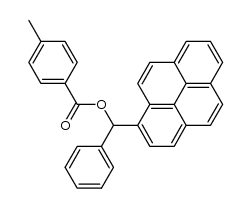 phenyl(pyren-1-yl)methyl 4-methylbenzoate结构式