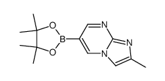 IMidazo[1,2-a]pyrimidine, 2-Methyl-6-(4,4,5,5-tetramethyl-1,3,2-dioxaborolan-2-yl)- Structure