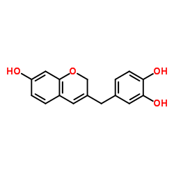 7,3',4'-Trihydroxy-3-benzyl-2H-chroMene Structure