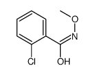 2-chloro-N-methoxybenzamide结构式