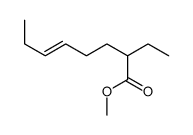 methyl 2-ethyloct-5-enoate结构式