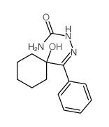 Hydrazinecarboxamide,2-[(1-hydroxycyclohexyl)phenylmethylene]- structure