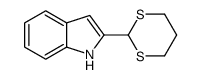 2-(1,3-dithian-2-yl)-1H-indole结构式