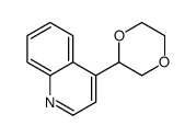 4-(1,4-dioxan-2-yl)quinoline结构式